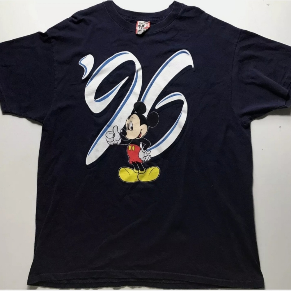 Vintage Mickey Mouse Disney Designs WALT DISNEY WORLD 1996 Shirt Size Large
